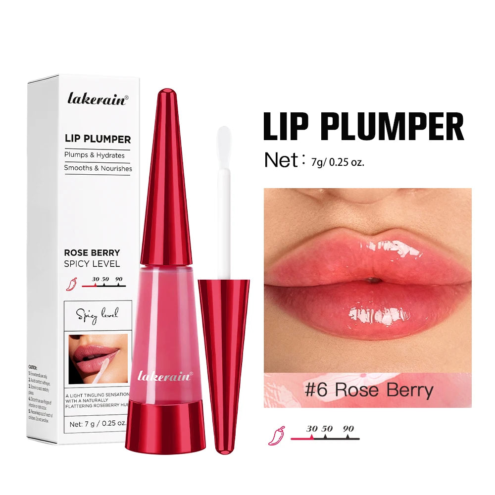 Lip Plumper Transparent Plumping Lip Gloss Reedle Shot Moisturizing Plump Lips Care Brighten Enhance Lip Serum Korean Cosmetics