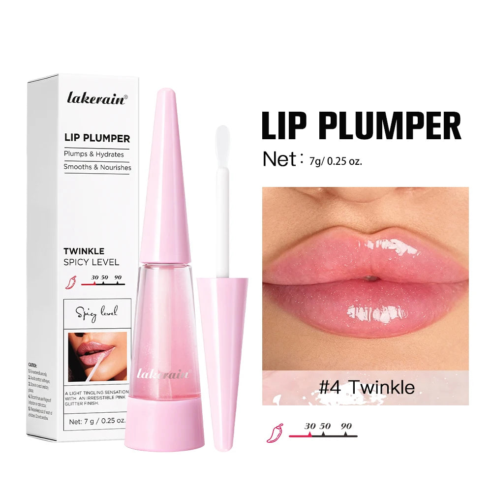Lip Plumper Transparent Plumping Lip Gloss Reedle Shot Moisturizing Plump Lips Care Brighten Enhance Lip Serum Korean Cosmetics